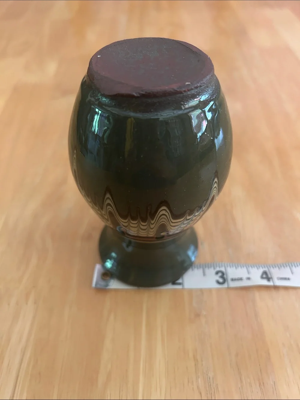 Small pottery vase